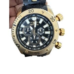 Invicta Sea Spider Men's Watch - 50mm, Black, Gold (0140) NO BAND, PARTS ONLY